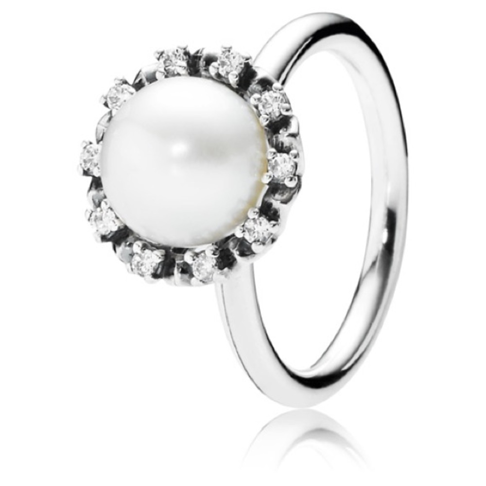Pandora Pearl Halo Ring
